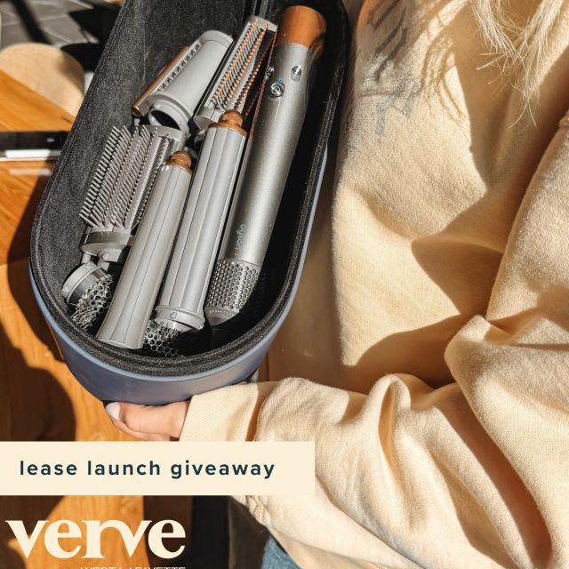 psst… it’s giveaway time!! 💵✨

to celebrate 2027-2028 lease launch @ VERVE, we’re giving away a brand new Pink Dyson Air-wrap & PlayStation 5 to two lucky winners 😇😇

How to enter: 
✔️ attend our lease launch event VERVEchella on 9/16 (starts at 4:00 PM!) 
✔️ sign a lease or renew with us for EXTRA entries

two winners will be announced on Monday 9/21
good luck 💛