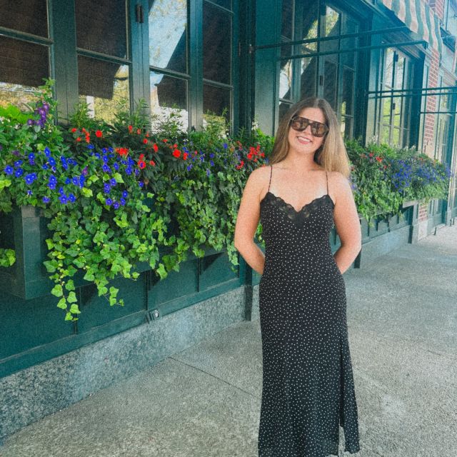Meet the team!

Hello, I’m Clare! I’m about to start my senior year studying hospitality and tourism management with a minor in event planning. I am currently wrapping up a restaurant management internship in East Hampton, New York and am excited to come back in a few weeks. During my free time, you’ll catch me with friends, at the gym, or by the pool! Excited for this year!