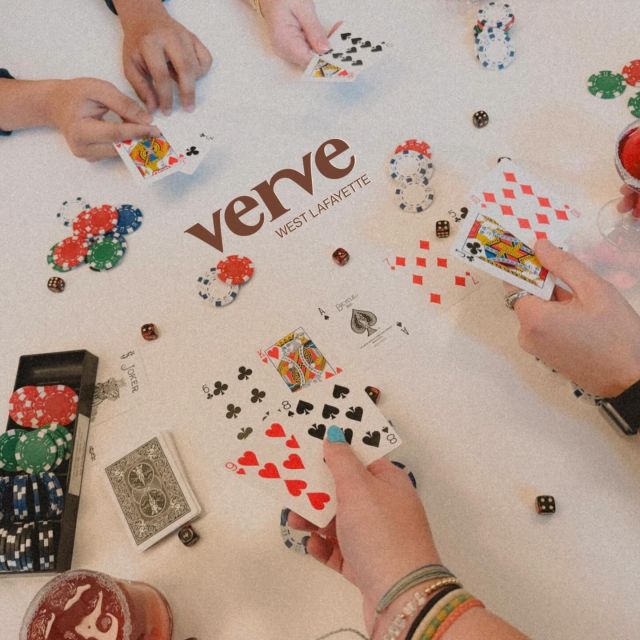 It’s official; Casino Night is coming to VERVE 🎰

Join us February 5 | 7–10 PM for a high-energy night of classic casino games including poker, blackjack, roulette, and craps, plus a live DJ, free food and drinks, a live sushi chef, and a photo booth to capture it all.

No buy-in and no cash exchanged, anything you win can be turned into raffle tickets, with the chance to win up to $5,000 in giveaways.

Want extra chips? Bring a donation item for a local shelter and play for a good cause.

Free to attend • 18+ only
🔗 Sign up via the link in our bio
♠️ Comment which game you’re playing first ♠️