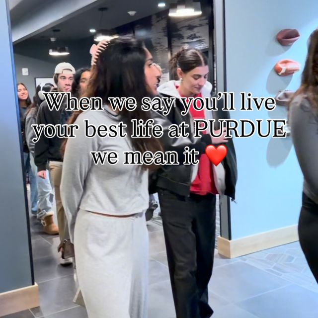 your home is what makes Purdue so special. That why we are here ❤️